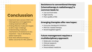 Summary of Advancing Head and Neck Cancer Therapies: From Conventional ...