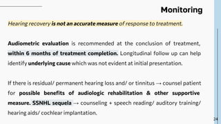 Sudden Sensorineural Hearing Loss : A Diagnostic and Therapeutic ...