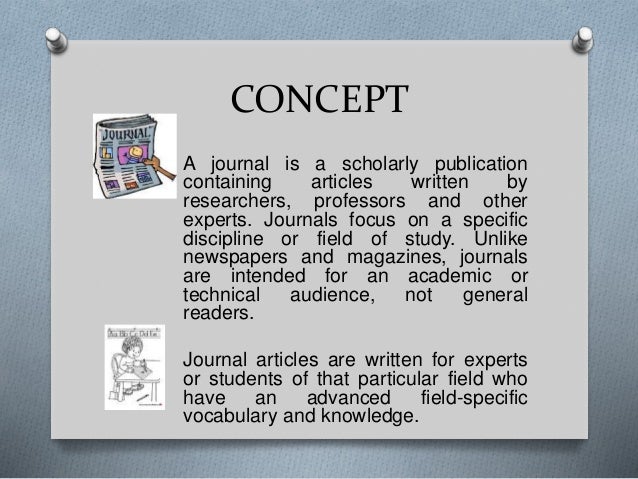 How to write a professional journal