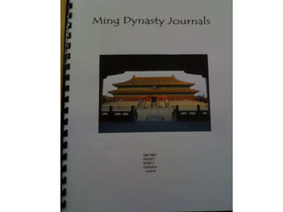 Ming Dynasty Journal