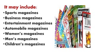 Journals and magazines | PPTX