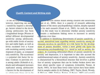 Clue#3: Content and Writing style