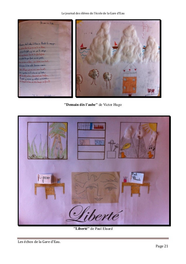 Journal de l'école