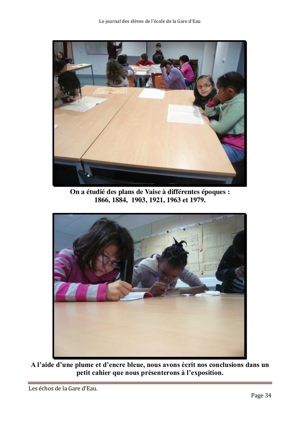 Journal de l'école