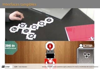Interfaces tangibles




      “leARn” / Victor Manselon   Interac(on_interac(vité_interface: plas(cité des supports_u(lisateurs/ IUT La Roche sur Yon/20 Octobre 2011 /Laurent  Neyssensas
 