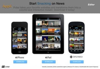 Editer
Appli




        Interac(on_interac(vité_interface: plas(cité des supports_u(lisateurs/ IUT La Roche sur Yon/20 Octobre 2011 /Laurent  Neyssensas
 