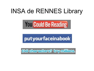 INSA de RENNES Library

 