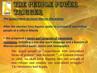 A mother to five: a son, Benigno Simeon "Noynoy" Aquino III, who was elected to the Philippine Senate in 2007, and four daughters, Maria Elena "Ballsy" A. Cruz, Aurora Corazon "Pinky" A. Abellada, Victoria Eliza "Viel" A. Dee, and actress-television host Kristina Bernadette C. Aquino-Yap.Died on  August 1, 2009  of colon caner at the age of 76 