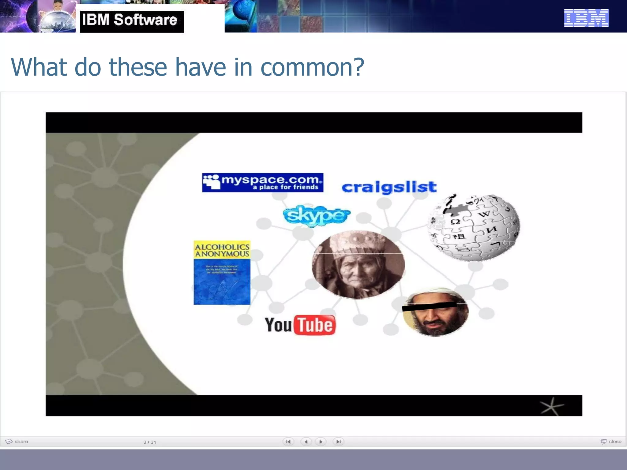 What do these have in common? 