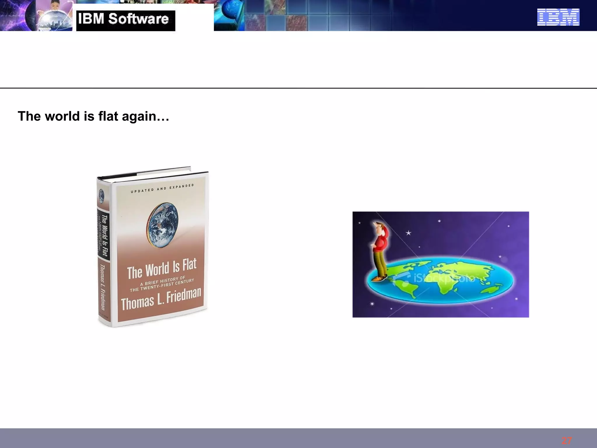 The world is flat again… 