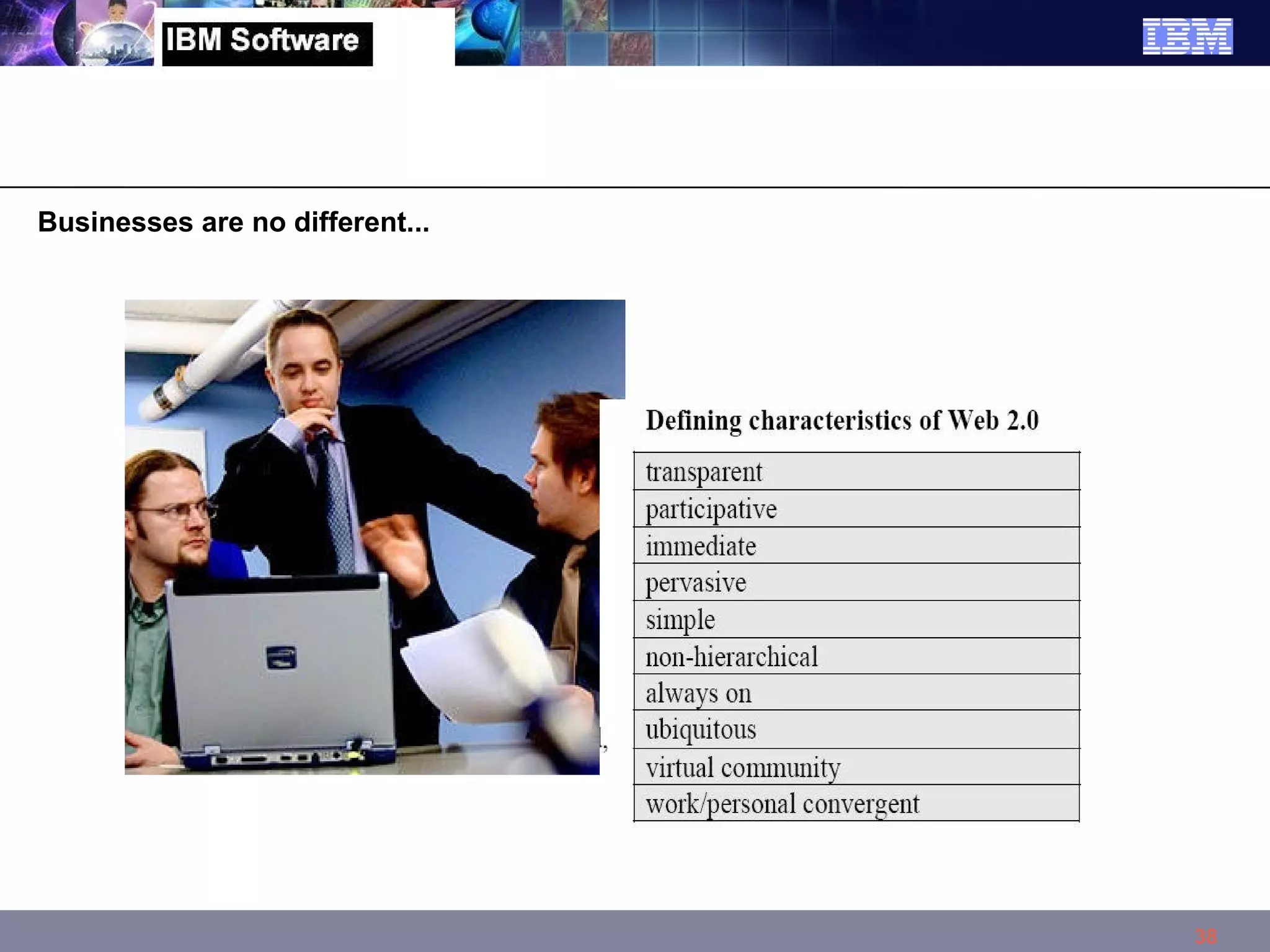Businesses are no different... 
