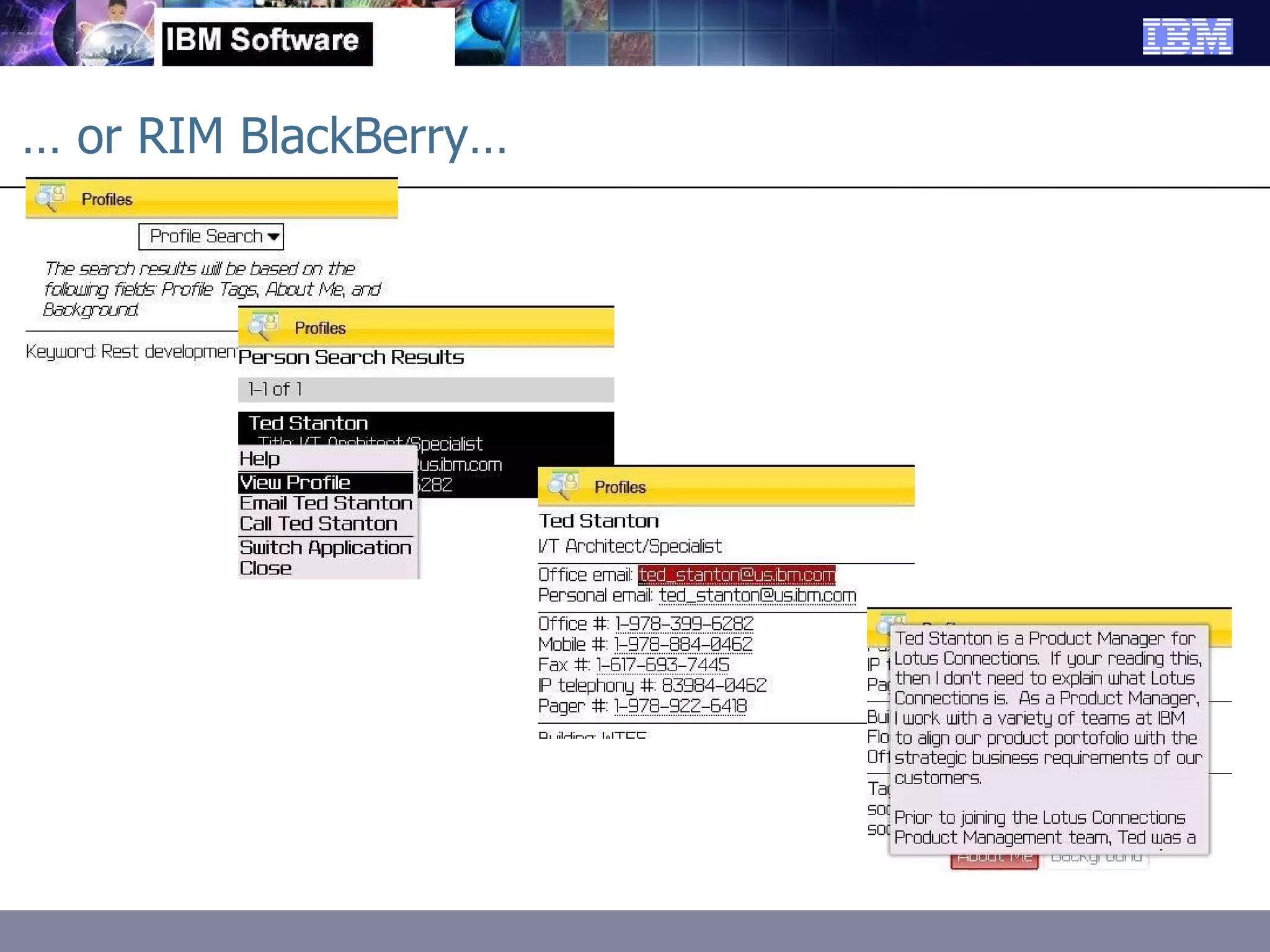 …  or RIM BlackBerry… 