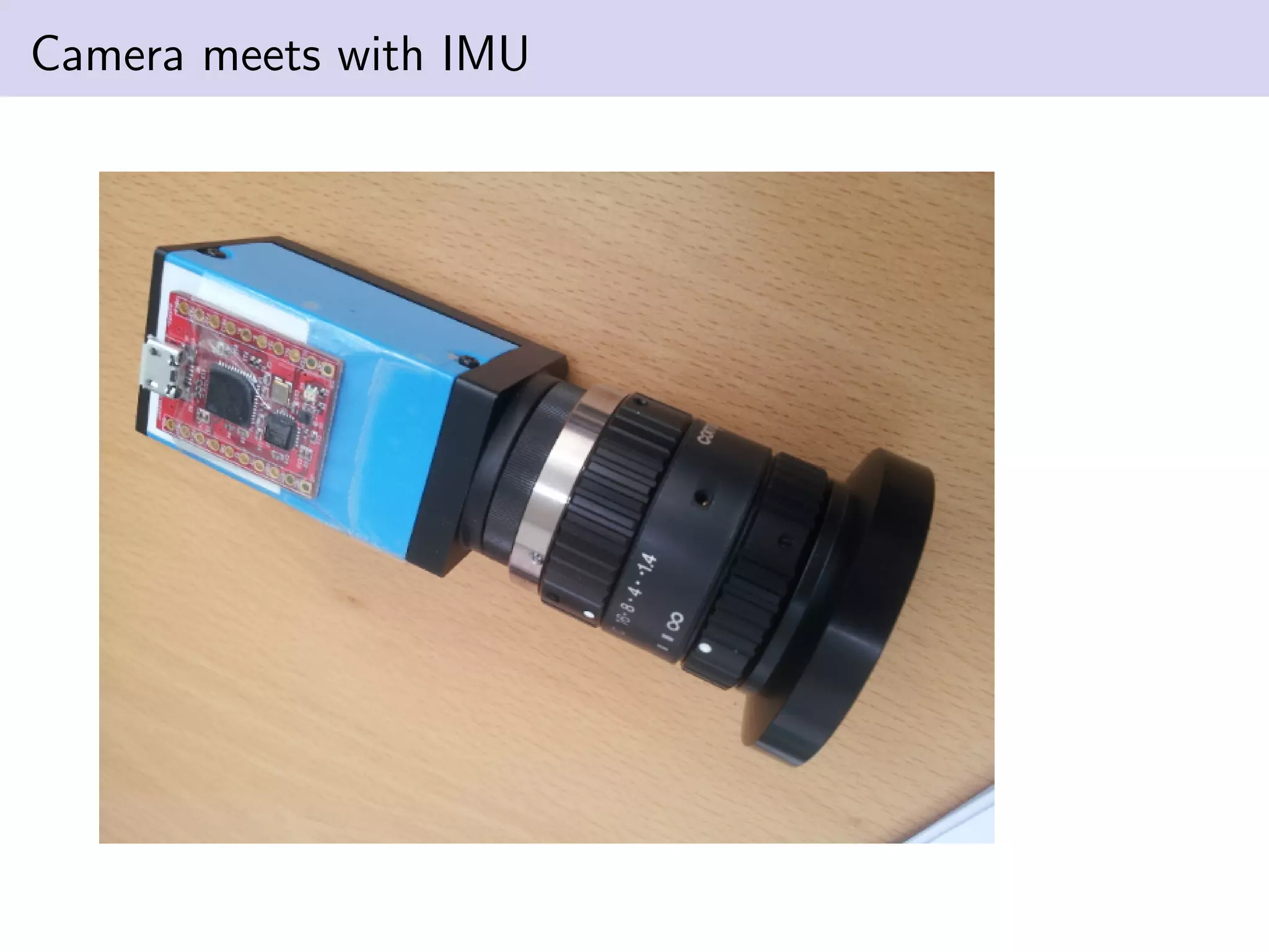 Camera meets with IMU
 