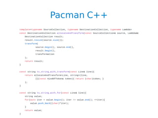 Pacman C++
 