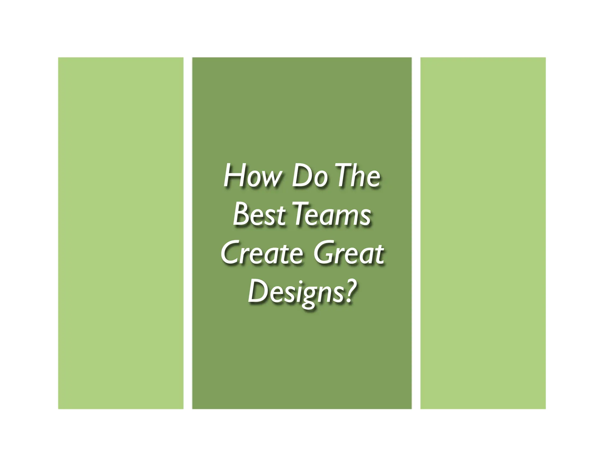 Journey To The Center Of Design