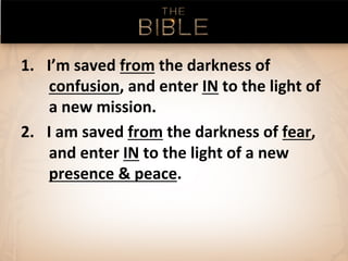 The Journey From Darkness To Light Slides, 3/31/13 | PDF