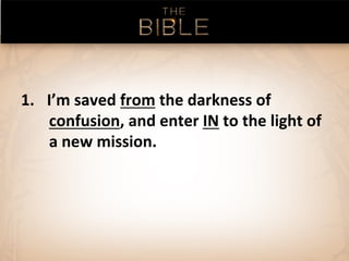 The Journey From Darkness To Light Slides, 3/31/13 | PDF