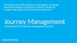 Journey management powerpoint