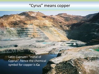 Copper Name Origin Journeys of Paul- The First Journey | PPTX