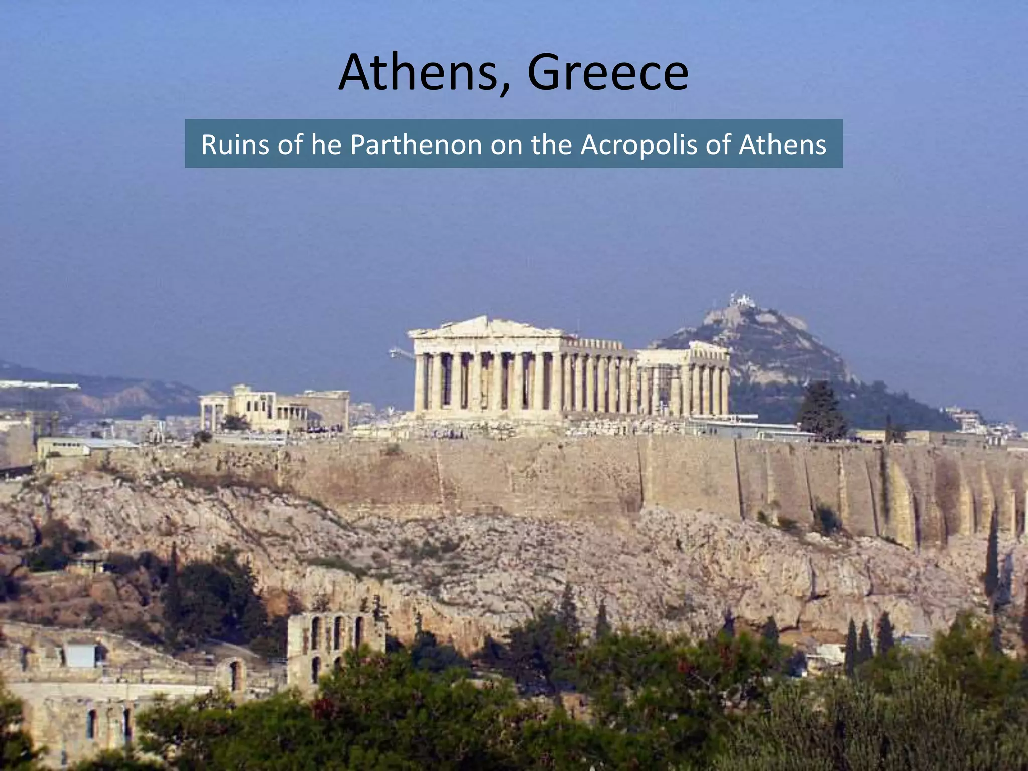 Athens, Greece
Ruins of he Parthenon on the Acropolis of Athens
 