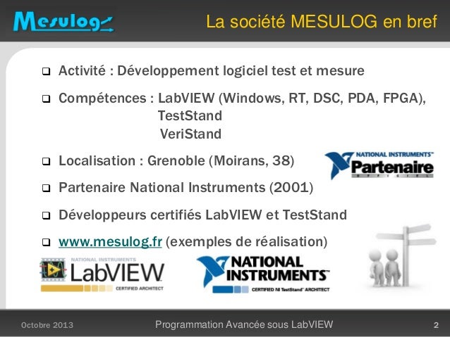 Techniques De Programmation Avanc U00e9e Labview Gestion Des Donn U00e9es De