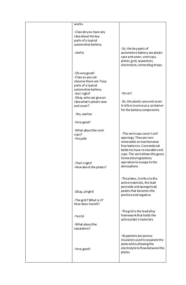 Detailed lesson plan in Automotive by jovanni