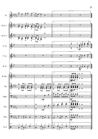 &
&
&
&
&
&
&
&
?
?
?
ã
bbbb
b
bbb
bb
b
bb
bbb
bb
bb
b
bb
bb
bbbbb
bb
bbb
bb
bbb
..
..
..
..
..
..
..
..
..
..
..
..
Fl.
Bb Cl. 1
Bb Cl. 2
A. Sx.
T. Sx.
B. Sx.
Bb Tpt.
Hn.
Euph.
Tbn.
Tuba
D. S.
106
œ œ J
œ œ
J
œ
106
œ œ
j
œ œ
j
œœ œ J
œ œ
J
œ
œ œ
j
œ œ
j
œœ œ J
œ œ
J
œ
∑
∑
∑
106
∑
106
Œ
œ œ
‰
œ ‰ œ
Œ œœ œœ ‰ œœ ‰ œœ
106
∑
∑
106
œ ‰ J
œ œ œ
106
x x
œ
x x
œœ
‰ J
œ ˙
œ œ œ Ó
œ œ œ
Ó
œ œ œ Ó
œ œ œ
Ó
œ œ œ Ó
∑
∑
∑
∑
Œ
œ œ
‰
œ ‰ œ
Œ œœ œœ ‰ œœ ‰ œœ
Ó œ œ
Ó
œ œ
Ó
œ œ
œ ‰ J
œ œ œ
x x
œ
x x
œœ
‰ J
œ ˙
P
P
1.
∑
1.
∑
1.
∑
1.
∑
1.
∑
1.
∑
1.
∑
1.
Œ
œ œ
‰
œ ‰ œ
Œ œœ œœ ‰ œœ ‰ œœ
1.œ œ œ œ œ œ œ œ
1.
œ œ œ œœ œ œ œ
1.
œ ‰ j
œ
œ œ
1.
x x
œ
x x
œœ
‰ J
œ ˙
∑
∑
∑
Œ ‰ j
œ
j
œ œ
j
œ
Œ ‰ J
œ J
œ œ J
œ
Œ ‰ j
œ J
œ œ
J
œ
Œ ‰ j
œ
j
œ œ
J
œ
œ œ œ
j
œ.
‰ Ó
œœ œœ œœ
J
œœ
.
‰ Ó
œ œ œ
j
œ.
‰ Ó
œœ œœ œœ
J
œœ.
‰ Ó
œ œ œ
J
œ.
‰ Ó
œ œ œ
j
œ
. ‰ Óœœ œœ œœ
J
œœ
.
‰ Ó
œ œ œ
J
œ.
‰ Ó
œ œ œ Œ Ó
F
F
F
F
F
F
F
F
25
 