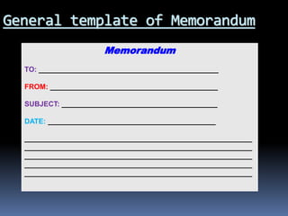 Iom Format Inter Office memo. | PPTX