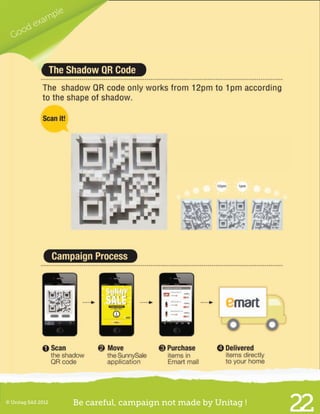 © Unitag SAS 2012 Be careful, campaign not made by Unitag !
22
Good example
 