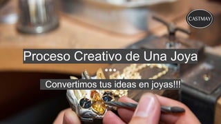 Proceso Creativo de Una Joya
Convertimos tus ideas en joyas!!!
 