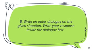 Identifying Various Elements of Drama: Dialogue | PPTX