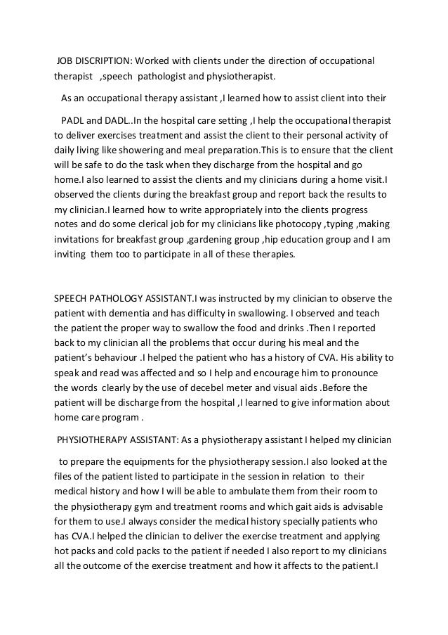 Cover Letter For Allied Health Assistant Cover Letter For Allied Health Assistant