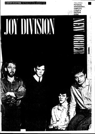 Joy division new order - a history in cuttings part 1