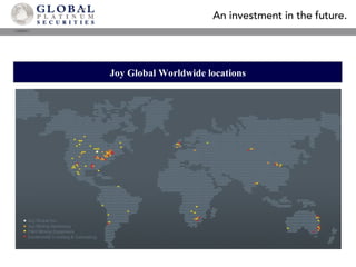 Joy Global Worldwide locations 