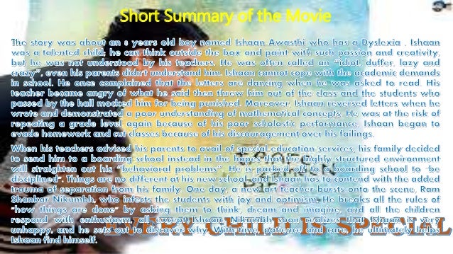 Like stars on earth every child is special moral lesson image