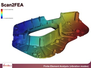 Finite Element Analysis (vibration modes)
Scan2FEA
 