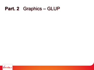 Part. 2 Graphics – GLUP
 