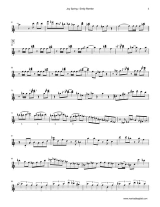 Joy Spring Solo