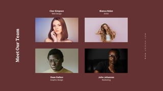 Web Design
Cleo Simpson
Artist
Bianca Helen
Marketing
John Johannes
Graphic Design
Dean Dalton
WWW.JOZEKA.COM
MeetOurTeam
 