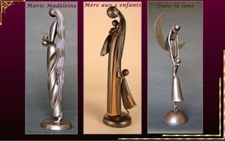 Marie Madeleine Dans la lune Mère aux 2 enfants 