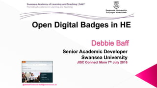 @debbaff Deborah.baff@swansea.ac.uk
 