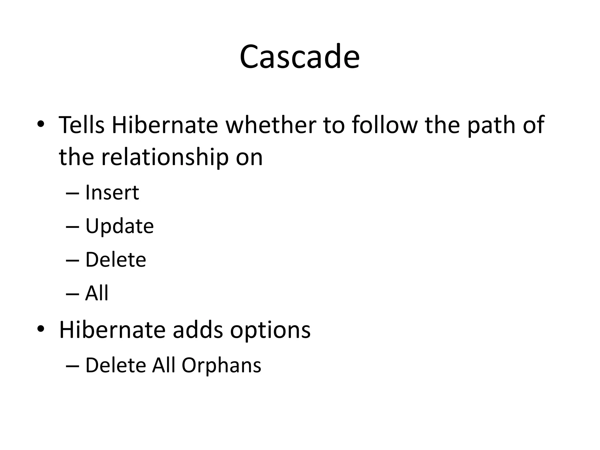 JPA and Hibernate