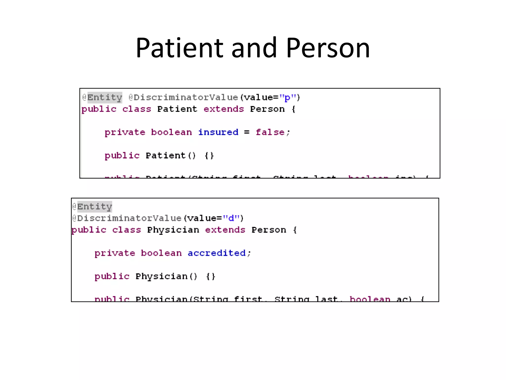 JPA and Hibernate
