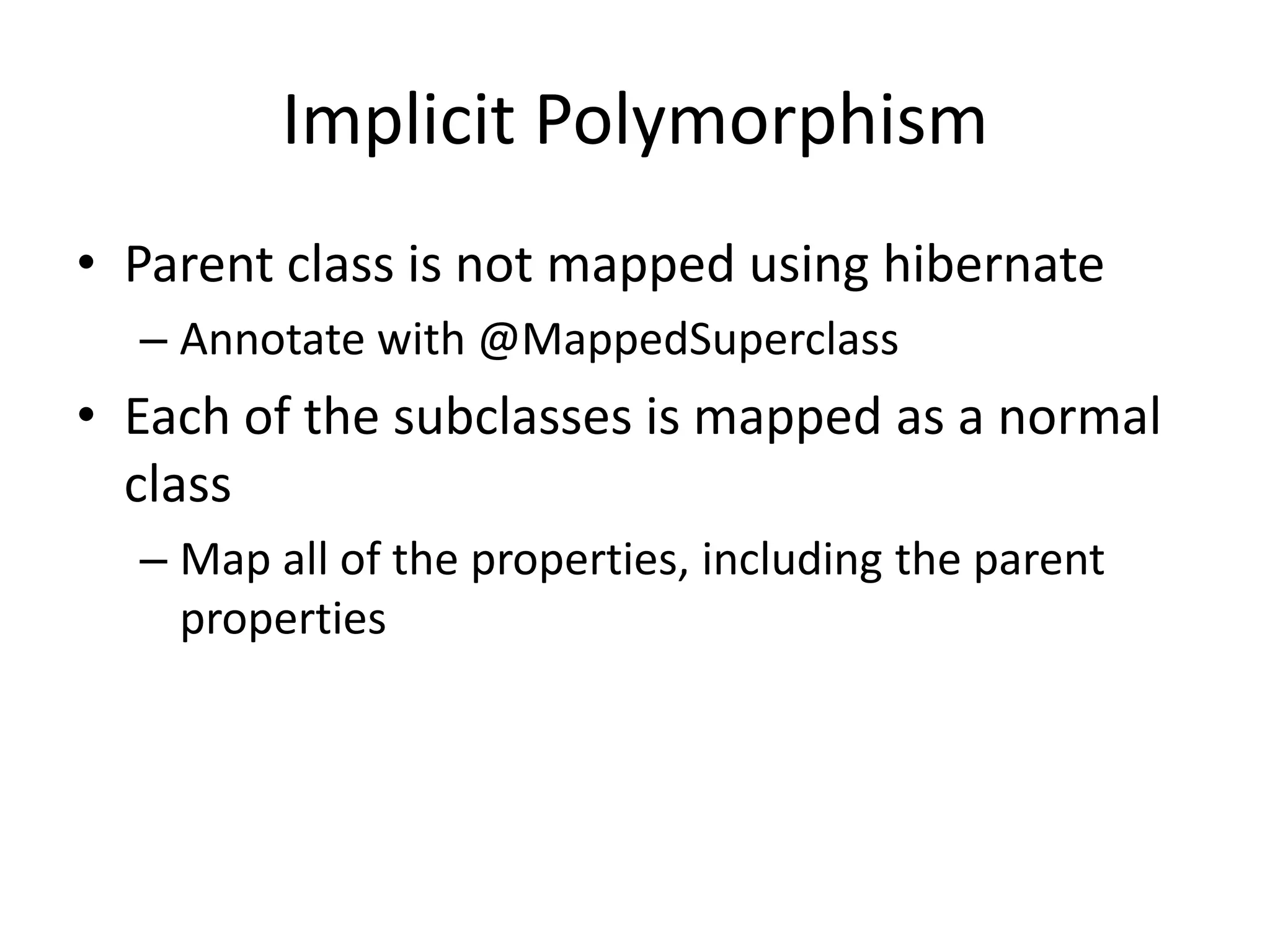 JPA and Hibernate
