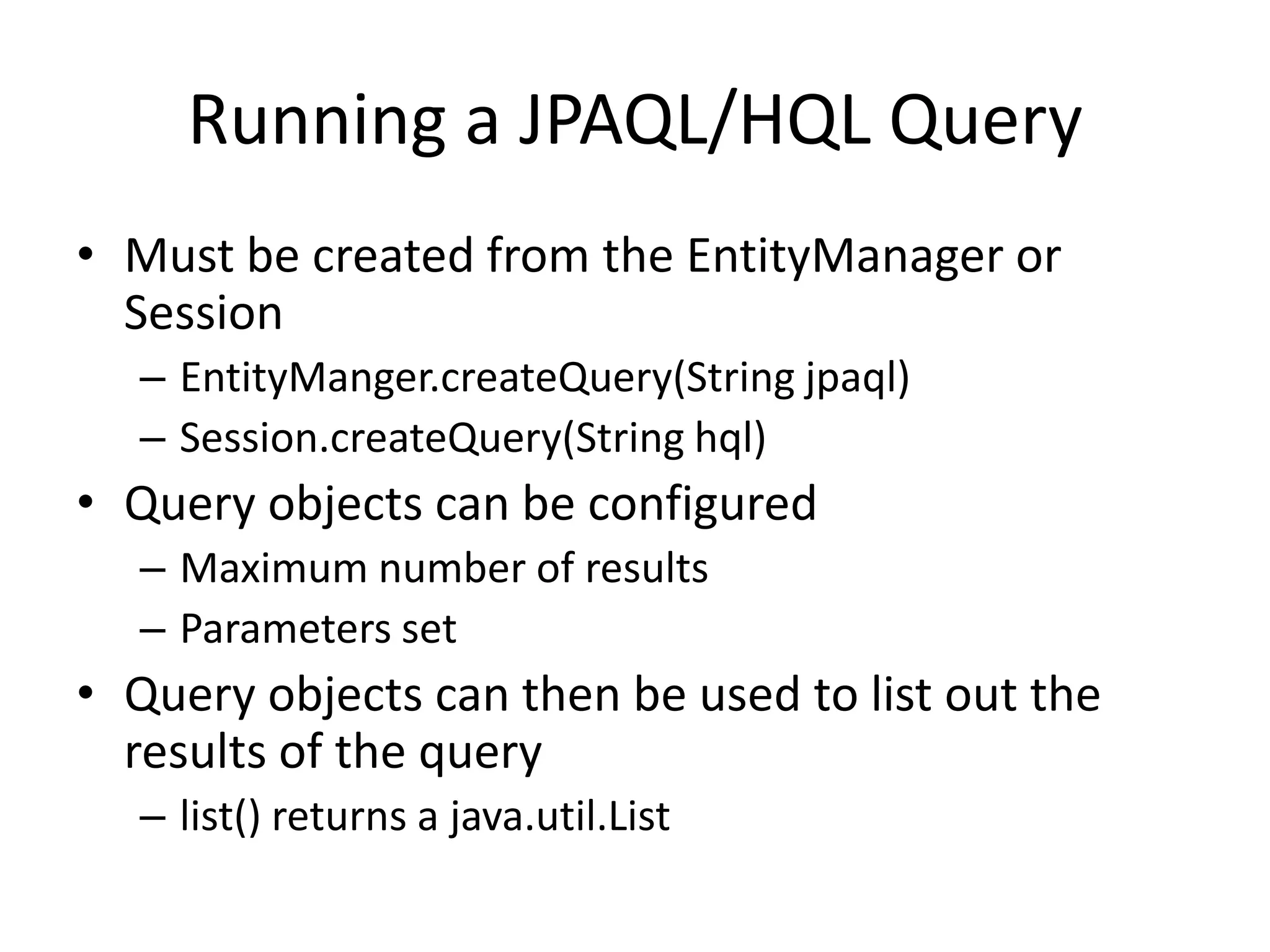 JPA and Hibernate