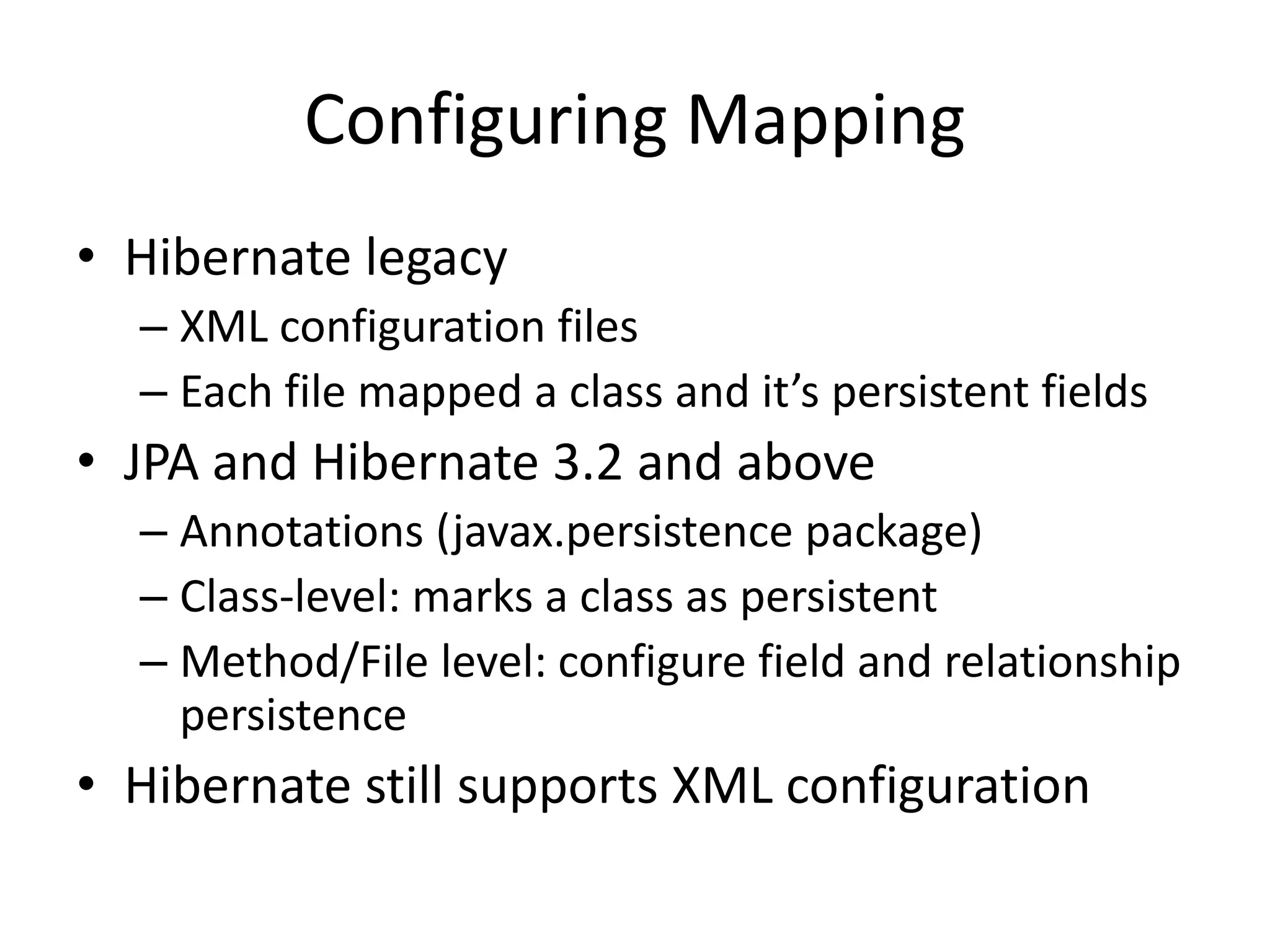 JPA and Hibernate