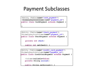 JPA and Hibernate