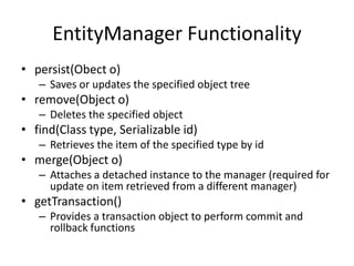 JPA and Hibernate