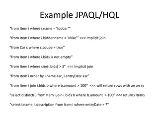 JPA and Hibernate