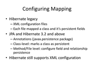 JPA and Hibernate